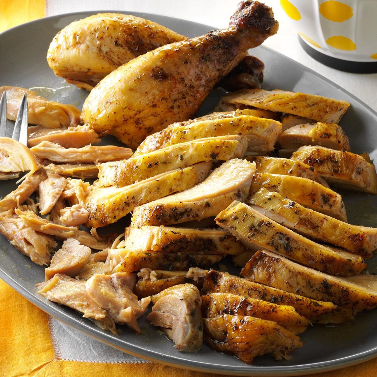 Roast chicken in multi cooker hot sale